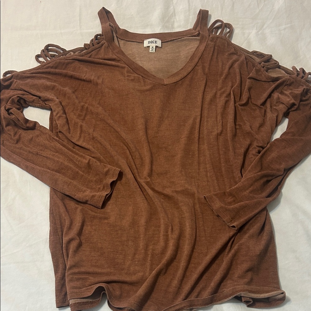 Nike Women's Brown Long Sleeve Top
